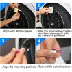 Picture of Universal Decorative Scratchproof Stickup 8M Flexible Car Wheel Hub TRIM Mouldings Decoration Strip (Black)