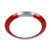 Silver Car Engine Start Key Push Button Ring Trim for Infiniti Q50L/QX50 - 3