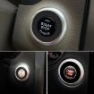 Silver Car Engine Start Key Push Button Ring Trim for Infiniti Q50L/QX50 - 6