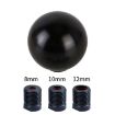 Small Steel Cannon Gear Shift Knob - Manual/Automatic - Black - 4