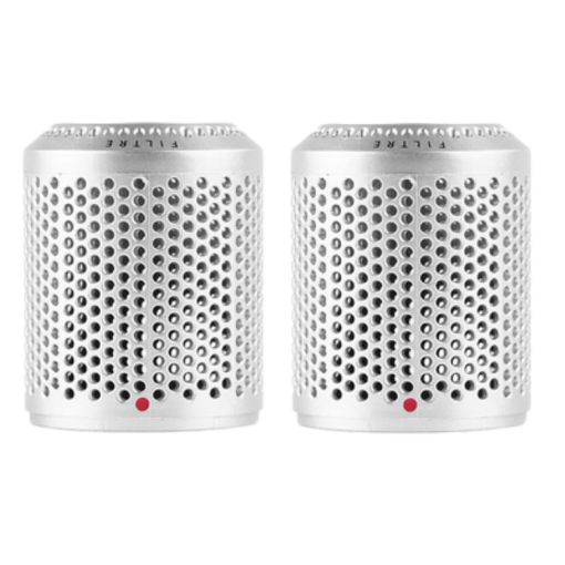 Dyson Hair Dryer HD01/HD03/HD08 Outer Cover Dust Filter - 2 PCS (Silver) - 1