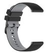 Garmin Approach S40 20mm Checkered Silicone Watch Band - Black/Grey - 2