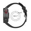 Garmin Descent MK2 26mm Silicone Sport Watch Band - Black - 3