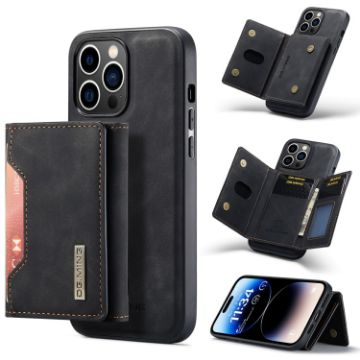 iPhone 14 Pro Max DG.MING M2 Series Leather Case - Black - 1