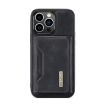 iPhone 14 Pro Max DG.MING M2 Series Leather Case - Black - 2