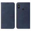 Blue Leather Phone Case for Xiaomi Mi Max 3 Pro - Magnetic Closure - 2