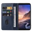 Blue Leather Phone Case for Xiaomi Mi Max 3 Pro - Magnetic Closure - 3