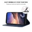 Blue Leather Phone Case for Xiaomi Mi Max 3 Pro - Magnetic Closure - 4