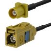 20cm Fakra K Male to Female Extension Cable - 1