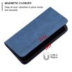 Motorola Moto G62 RFID Blocking Leather Phone Case (Blue) - 6