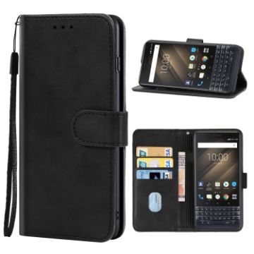 Blackberry KEY2 Leather Phone Case - Black - 1