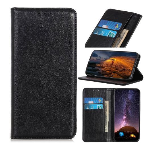 Nokia G100 Magnetic Leather Phone Case - Black - 1