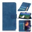 Nokia G11 Plus 4G Blue Leather Phone Case - Retro Texture Flip - 1
