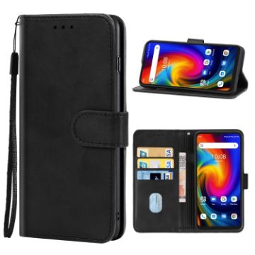 UMIDIGI F3 Leather Phone Case - Black - 1