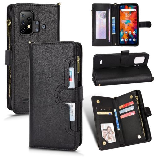 Umidigi Bison X10 Leather Phone Case - Black - 1