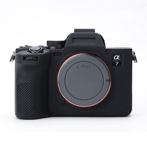 Black Soft Silicone Case for Sony A7 IV - Protective Cover - 1