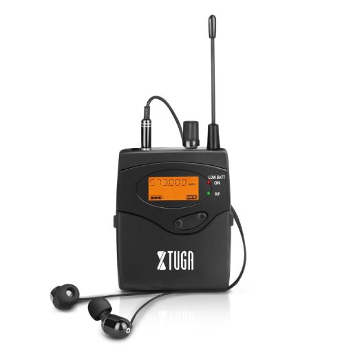XTUGA IEM1200 Wireless Receiver Bodypack for Stage Singer Ear Monitor - 1