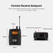 XTUGA IEM1200 Wireless Receiver Bodypack for Stage Singer Ear Monitor - 2