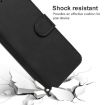 Black Leather Phone Case for LG V30+ - Stylish Protection - 5