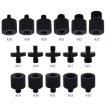 4 PCS Screw Adapter A26 1/4 Male to M6 Male Screw - 3