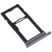 Nano SIM Card Tray + Micro SD Card Tray for LG G8S ThinQ - Black - 3