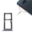 Nano SIM Card Tray + Micro SD Card Tray for LG G8S ThinQ - Black - 4