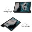 Nokia T20 Three-folding Holder Leather Tablet Case - Black - 4
