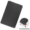 Nokia T20 Three-folding Holder Leather Tablet Case - Black - 5