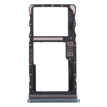 Green SIM Card Tray + Micro SD Tray for Motorola Moto G50 - 1