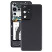 Samsung Galaxy S21 Ultra 5G Battery Back Cover with Camera Lens Cover - Black - 1