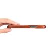 iPhone 13 Pro Max ICARER Cowhide Flip Phone Case - Black - 3