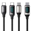 USAMS 100W Type-C to Type-C Fast Charging Cable 1.2m Black - 2