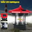 Waterproof LED Solar Rotating Lighthouse Garden Decoration Light - 5
