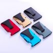 Blue Carbon Fiber Wallet RFID Bank Card Holder - 2