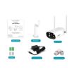 SriHome SH037 WiFi Waterproof Camera - 4.0M Pixel - Night Vision - 3