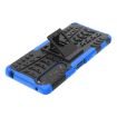 Sony Xperia 1 III Tire Texture Shockproof Case with Holder - Blue - 6
