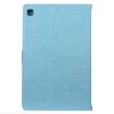 Samsung Galaxy Tab S6 Lite P610 Blue Leather Case with Holder & Card Slots - 3
