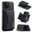 iPhone 13 DG.MING M2 Series 3-Fold Card Bag Shockproof Case (Black) - 1