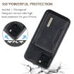 iPhone 13 DG.MING M2 Series 3-Fold Card Bag Shockproof Case (Black) - 4