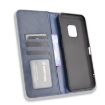 Nokia XR20 Leather Case with Holder & Card Slots (Blue) - 4