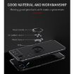 OPPO A16 Metal Ring Holder 360 Degree Rotating TPU Case - Black+Rose Gold - 3