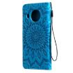 Nokia X20/X10 Blue Leather Case with Card Slot & Holder - 3