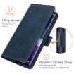TCL 20 Pro 5G Leather Case - Blue - 5