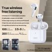 REMAX TWS-10i Bluetooth 5.0 Earphone (Black) - 4
