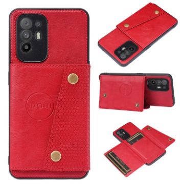 OPPO A95 5G Shockproof Magnetic Case (Red) - 1