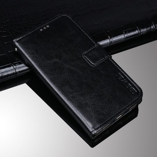 Nokia G20/G10 Crazy Horse Leather Case - Black - 1