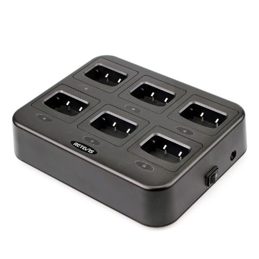 RETEVIS RTC777 Six-Way Walkie Talkie Charger for Retevis H777 - 1