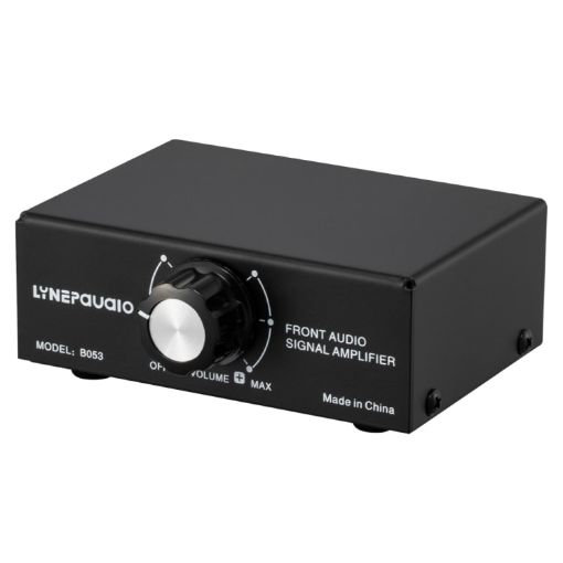 Front Stereo Sound Amplifier Headphone Speaker Booster with Volume Adjustment - 1