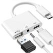 3 in 1 USB-C OTG Adapter with 3.5mm Headphone Jack for iPad Pro - 1