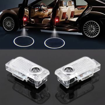 Picture of 2 PCS DC12V 2W Car Door Logo Light Brand Shadow Lights Courtesy Lamp for Volkswagen Touareg 2004-2010